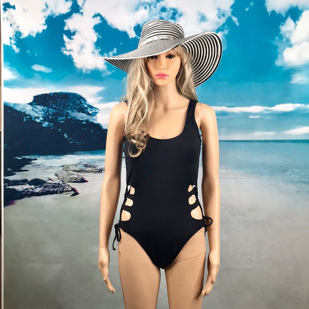 NWT!! Lace Up Swimsuit